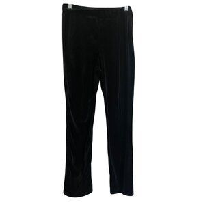 Ultra Flirt Black Velour Flared Stretch Pants Womens Juniors Size Large Boho